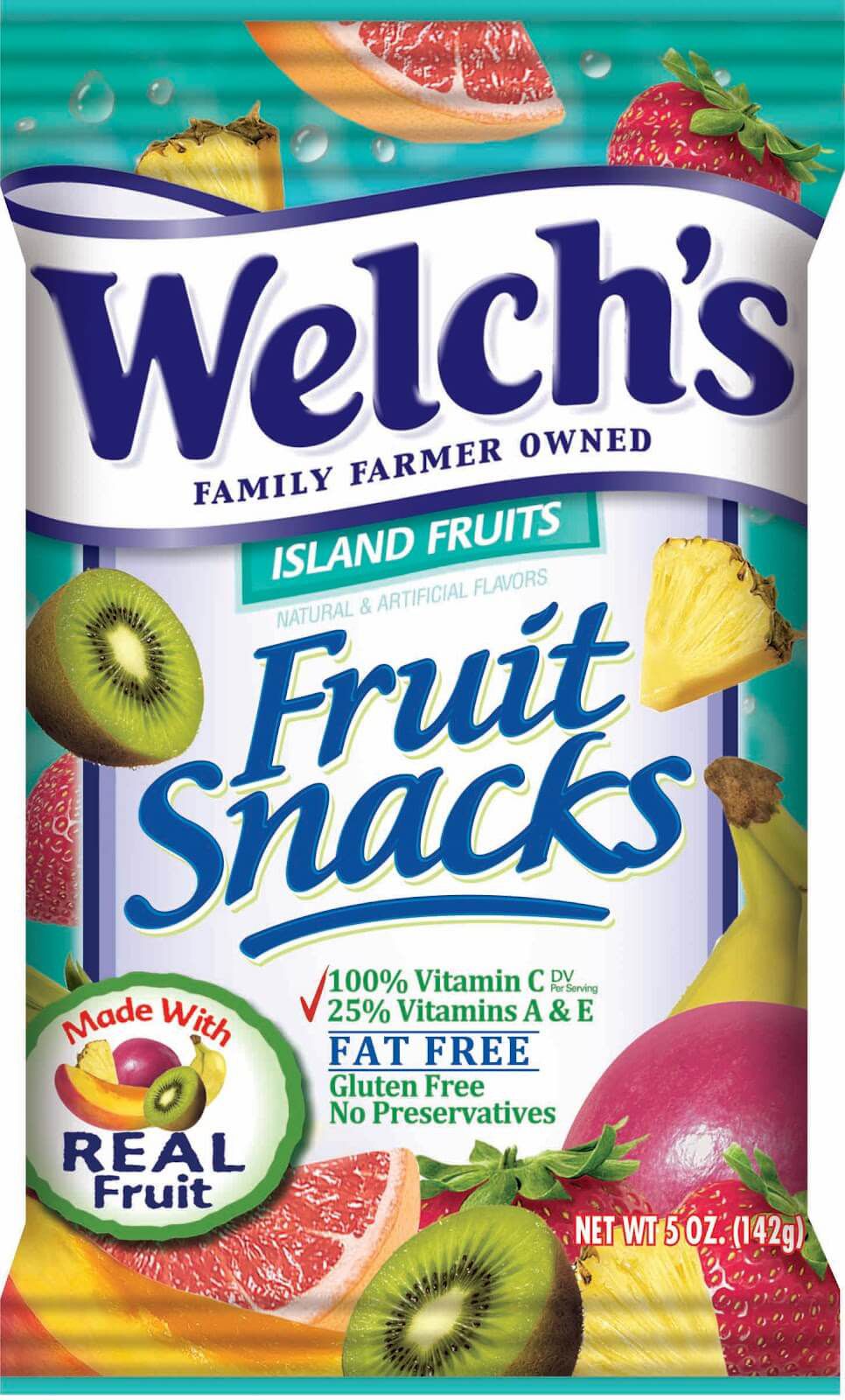 Welch's FS *Island Fruit 5oz / 12ct Clip Strip - Fauzi & Company, Inc